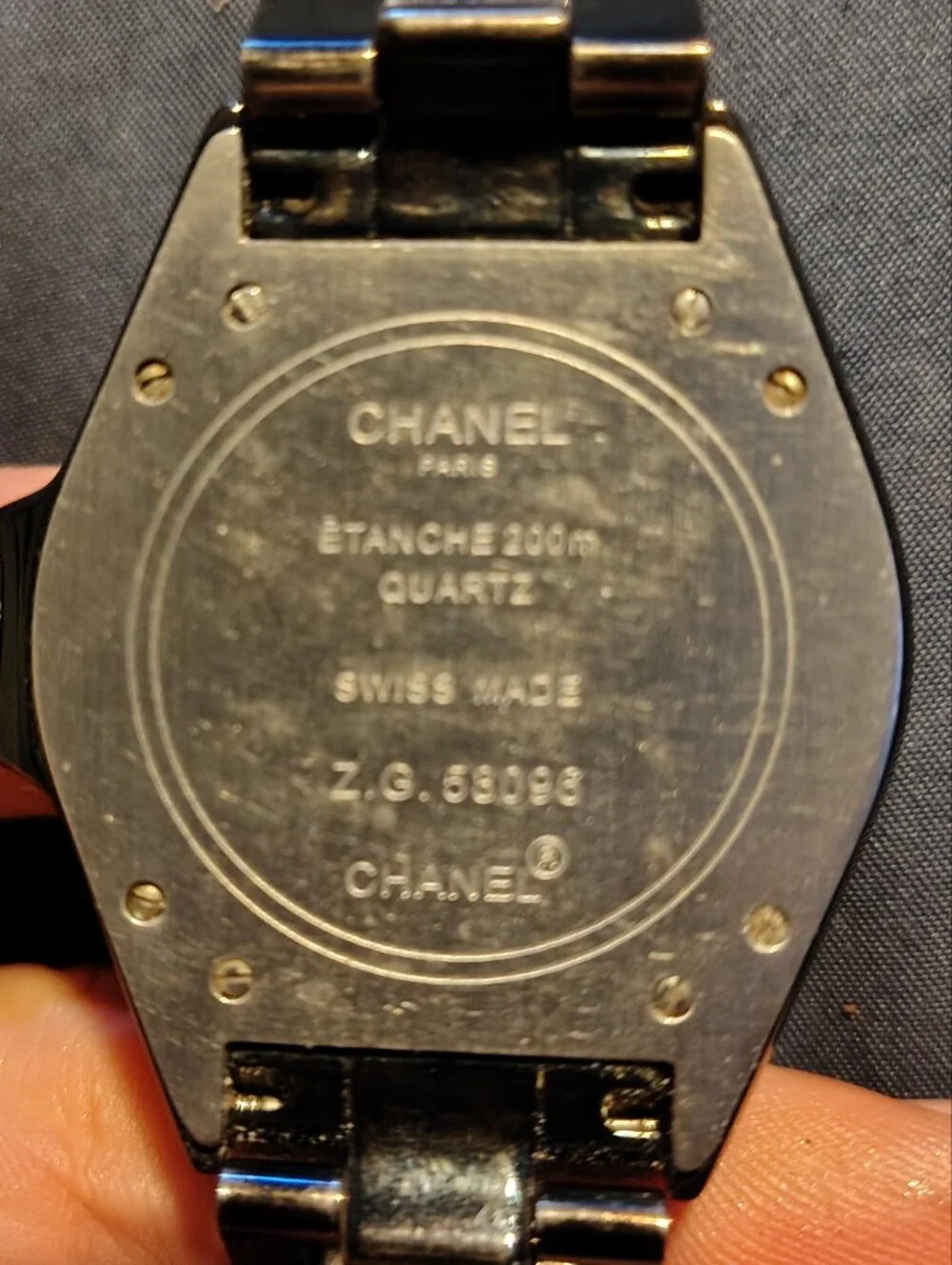 Chanel J12 Black Ceramic Style Quartz Watch